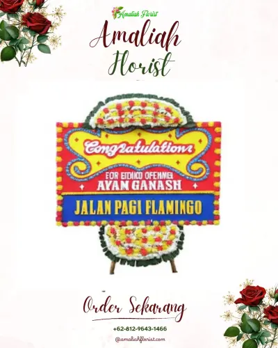 Bunga Papan Congratulation di Tanjung Riau